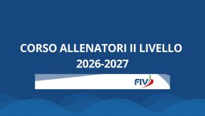 Corso Allenatori II Livello 2026-2027